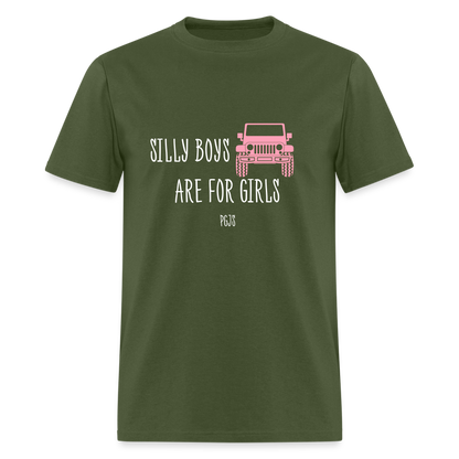 SILLY BOYS Unisex  T-Shirt - military green