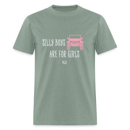 SILLY BOYS Unisex  T-Shirt - sage