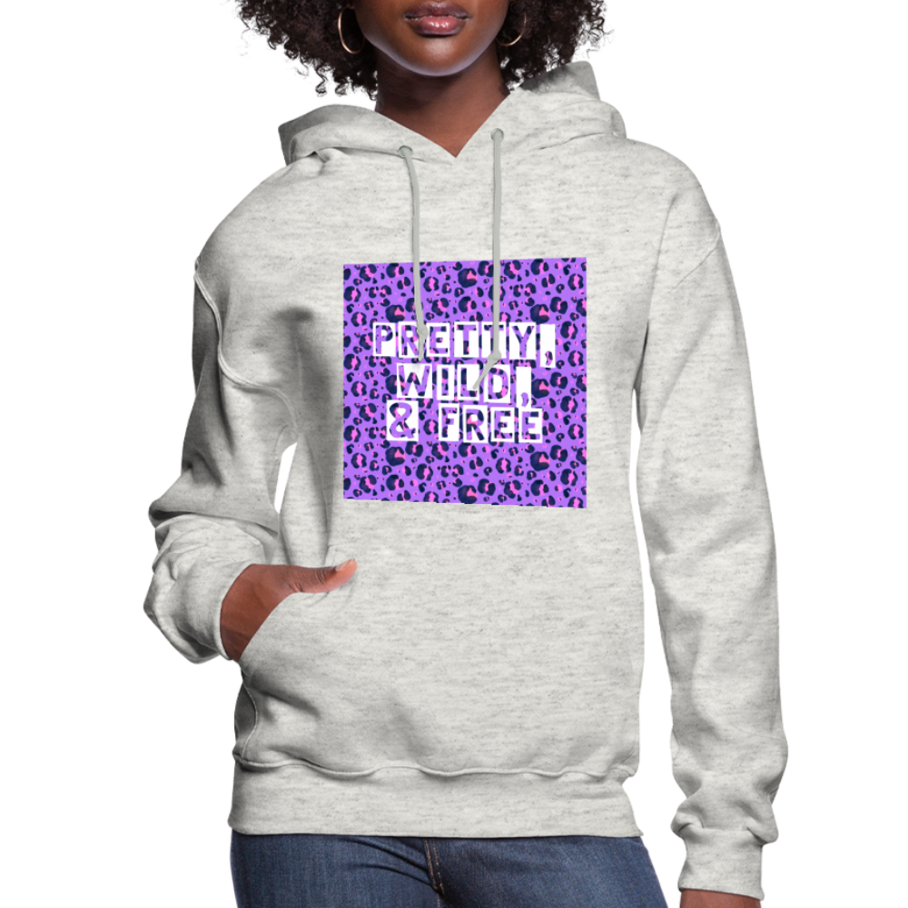 Pretty & Free Hoodie - heather oatmeal