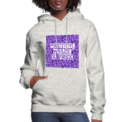 Pretty & Free Hoodie - heather oatmeal