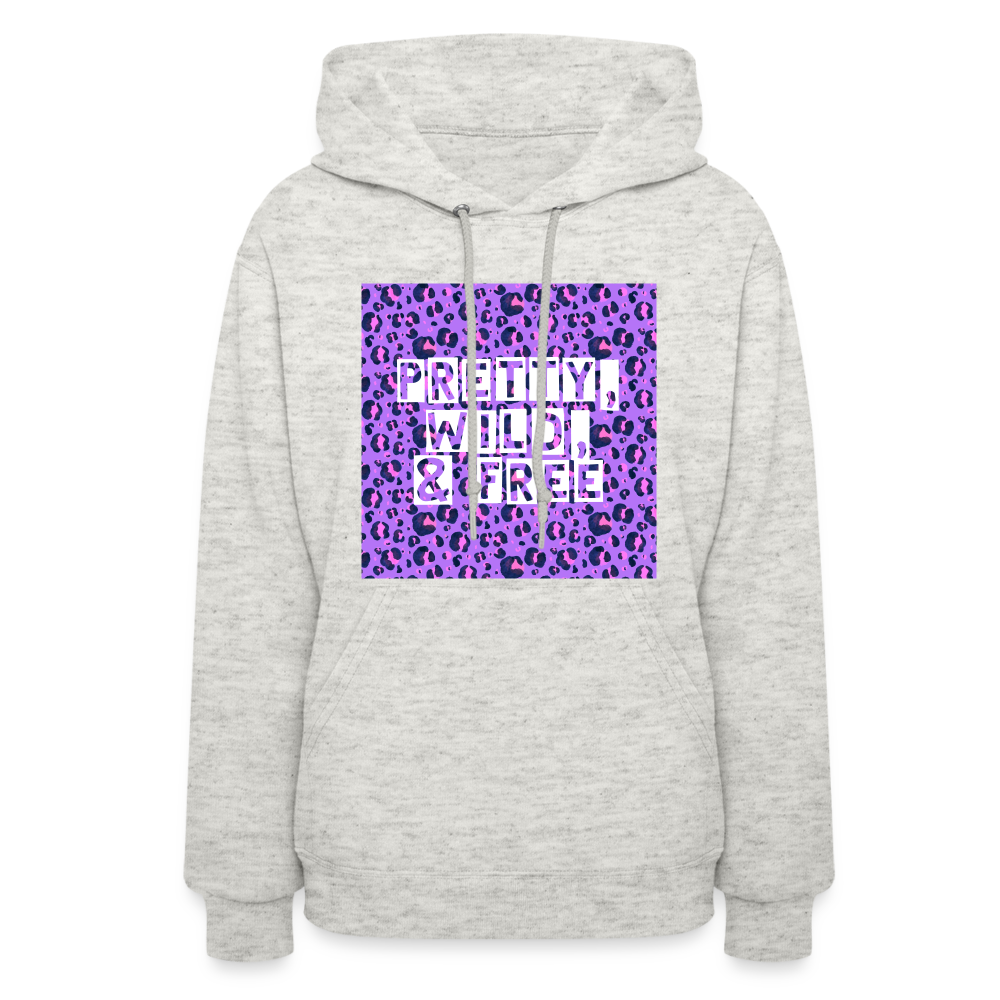 Pretty & Free Hoodie - heather oatmeal