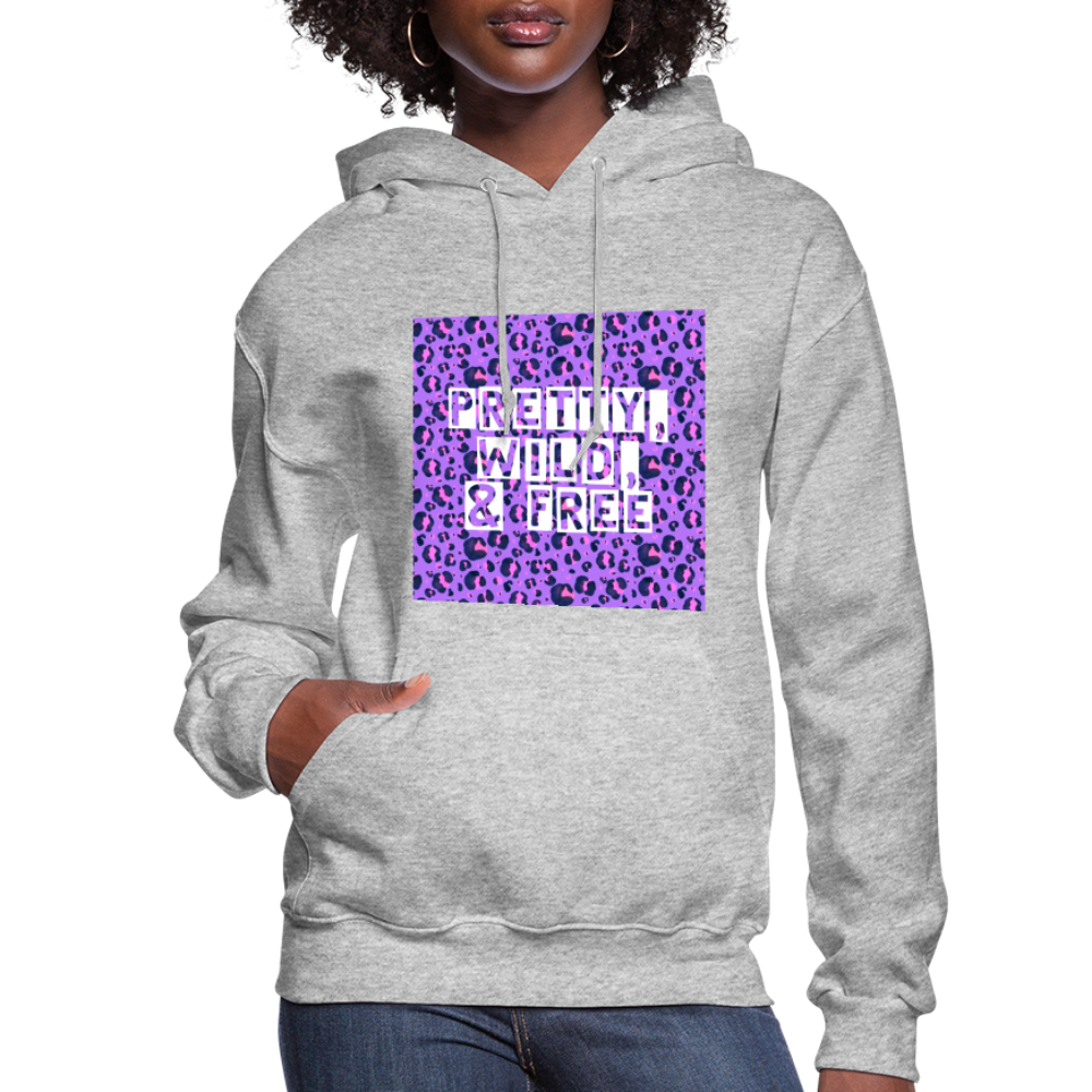 Pretty & Free Hoodie - heather gray