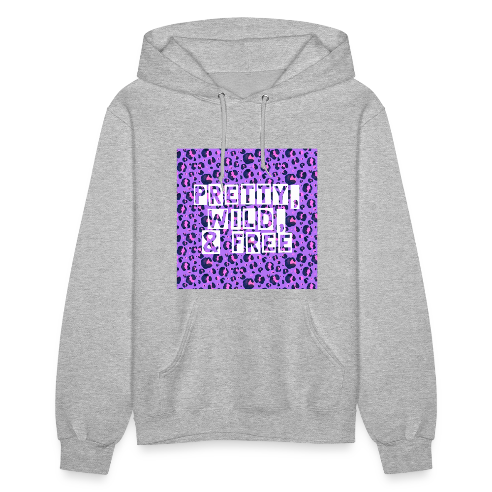 Pretty & Free Hoodie - heather gray