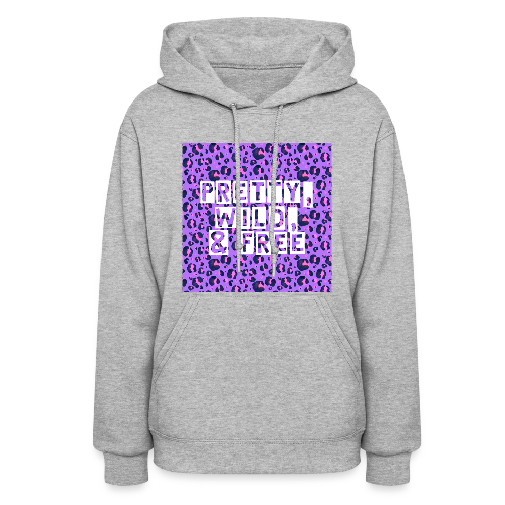 Pretty & Free Hoodie - heather gray