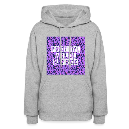 Pretty & Free Hoodie - heather gray