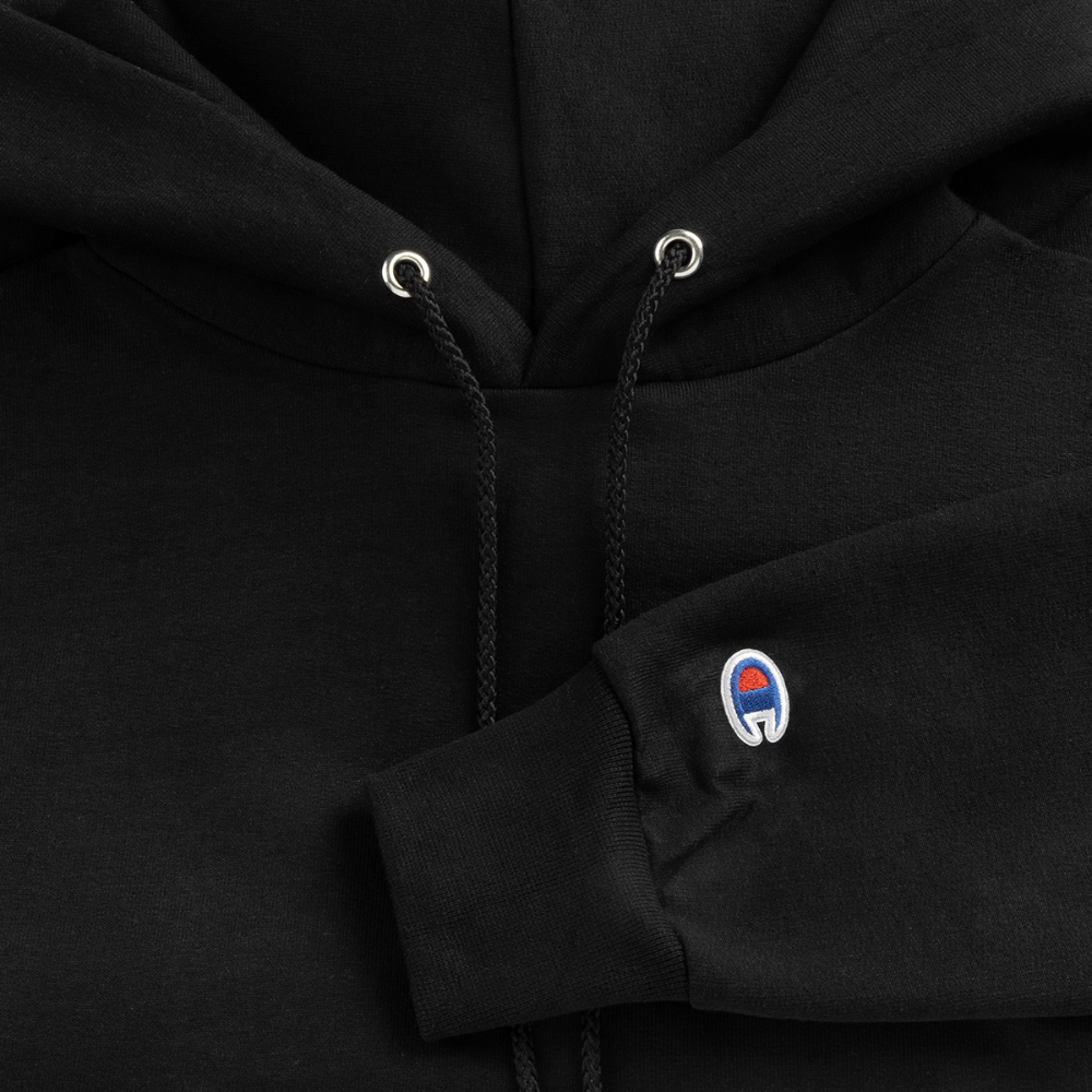 PRETTY & FREE Champion Unisex Powerblend Hoodie - black