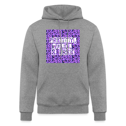 PRETTY & FREE Champion Unisex Powerblend Hoodie - heather gray