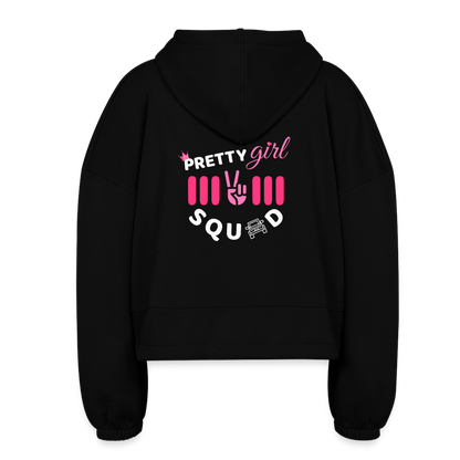 Pretty & Free Women’s Cropped Hoodie - black