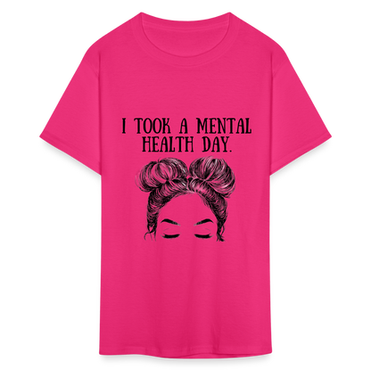 Mental Health Day Unisex Classic T-Shirt - fuchsia