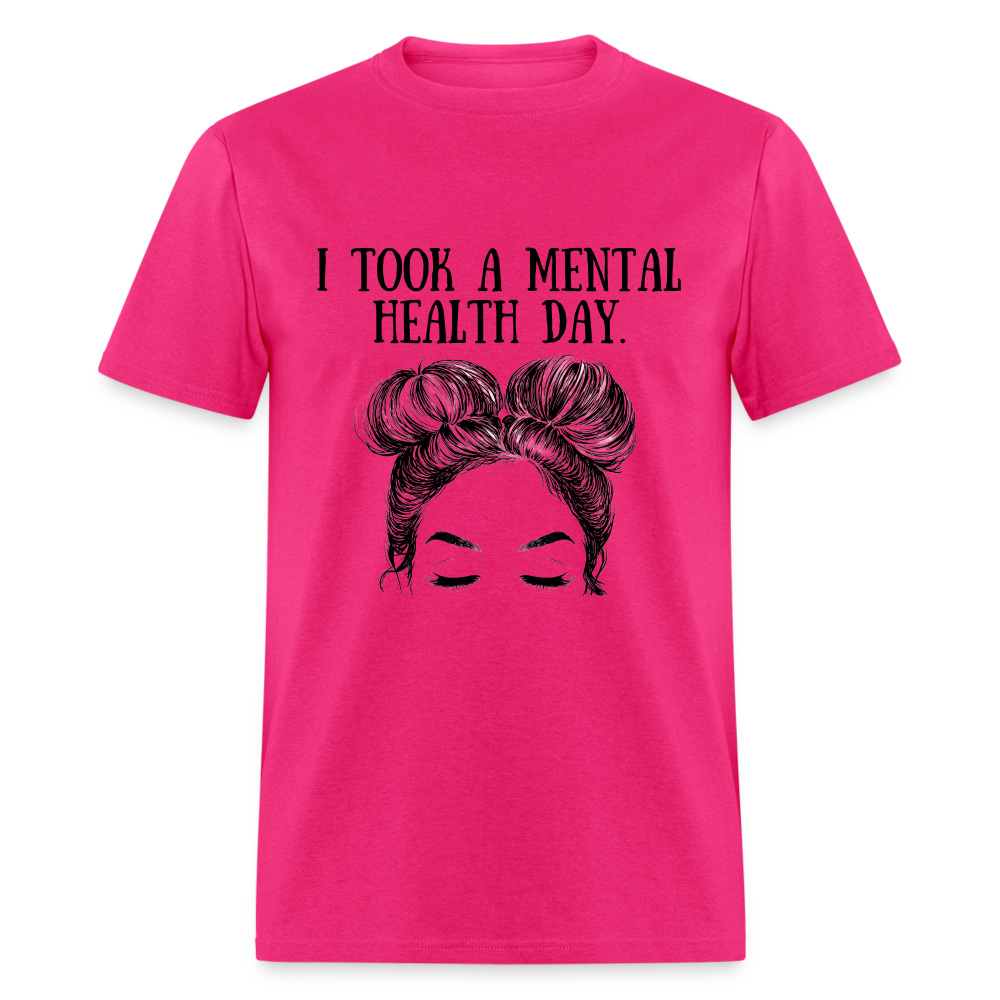 Mental Health Day Unisex Classic T-Shirt - fuchsia