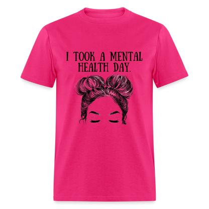 Mental Health Day Unisex Classic T-Shirt - fuchsia