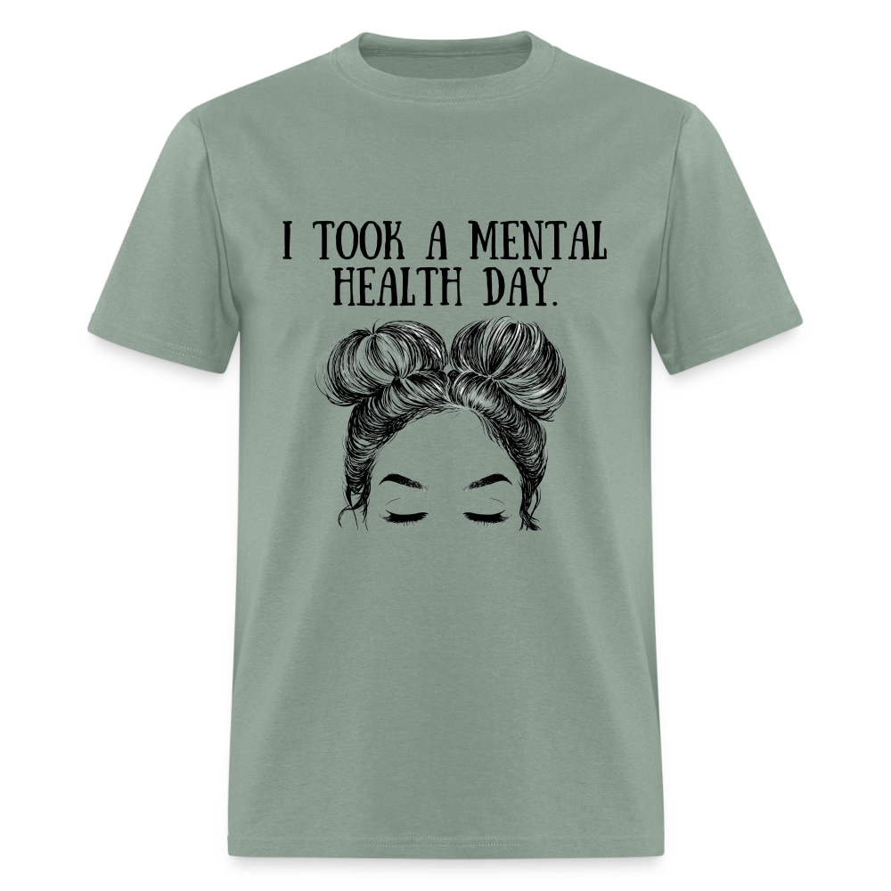 Mental Health Day Unisex Classic T-Shirt - sage