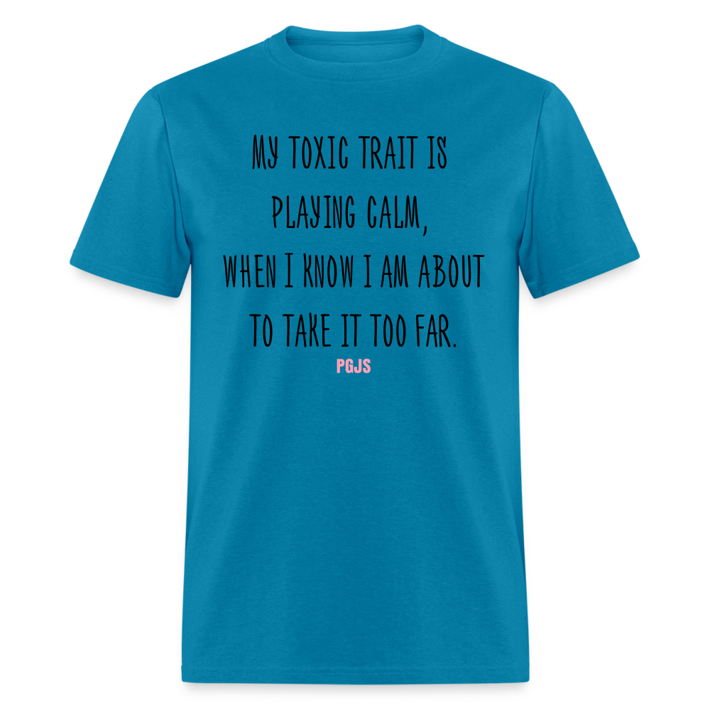 Too Far Unisex Classic T-Shirt - turquoise