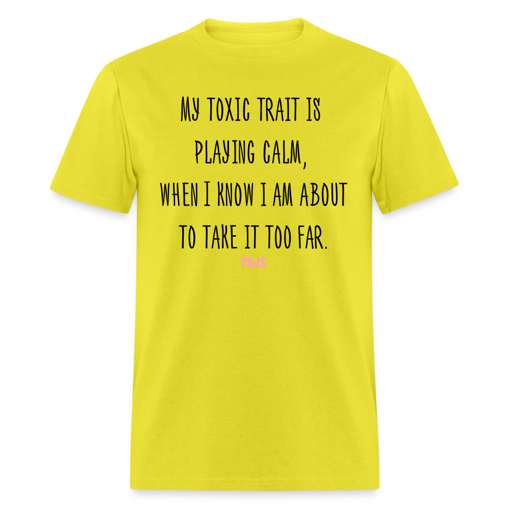 Too Far Unisex Classic T-Shirt - yellow